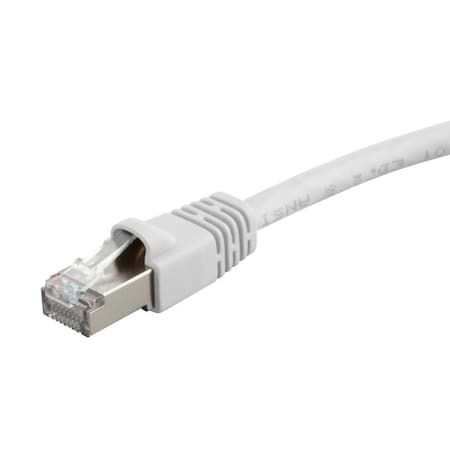 Cat6A Ethernet Patch Cable - Snagless RJ45_ 550Mhz_ STP_ Pure Bare Cop